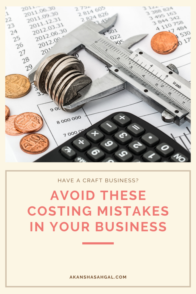 Cost mistakes in handmadebusiness